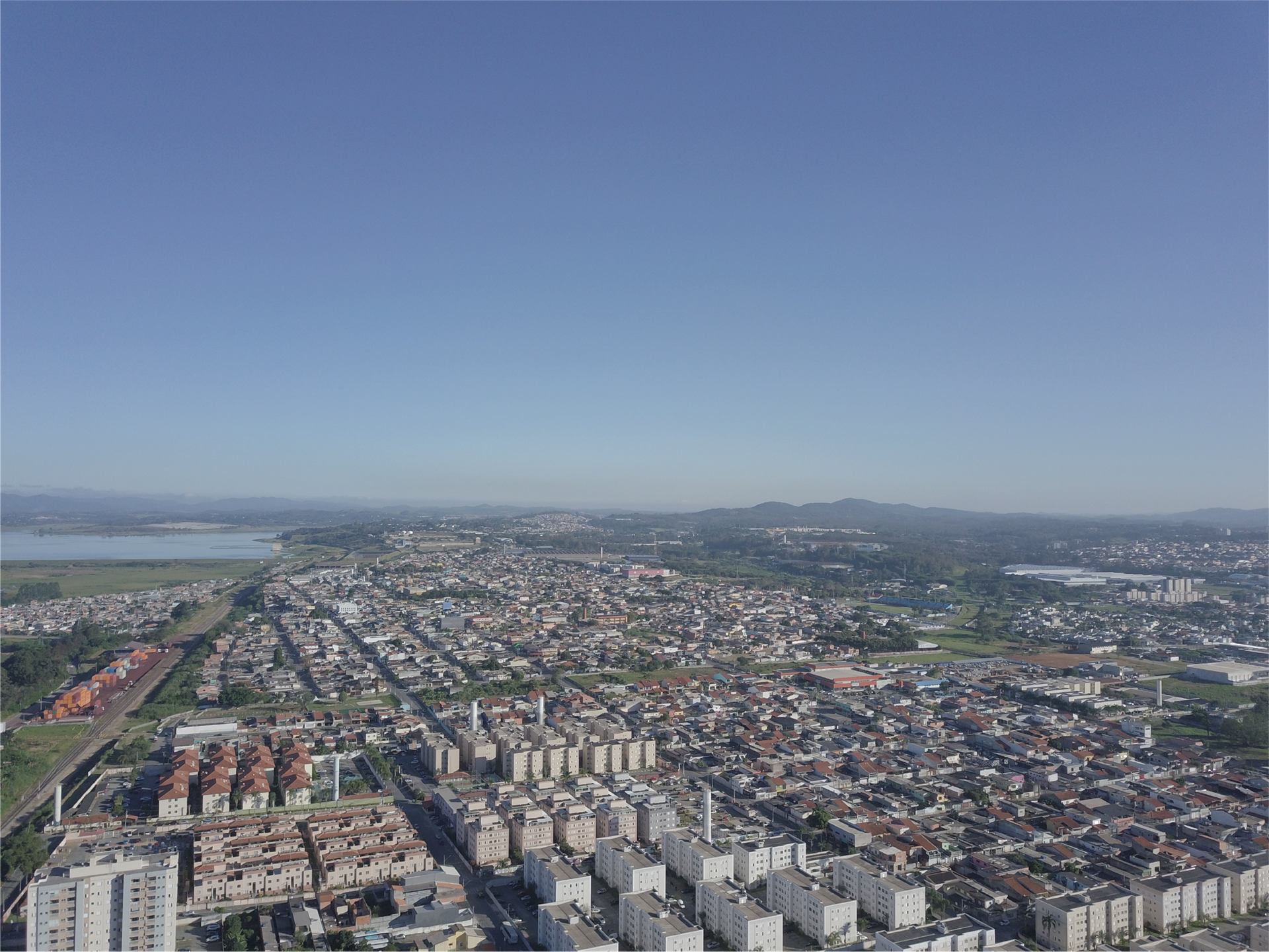 Vista panorâmica de Mogi das Cruzes